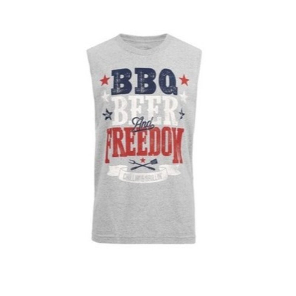 Way to Celebrate Men's 4th July United Graphic Muscle Tank Size 2XL Patriotic